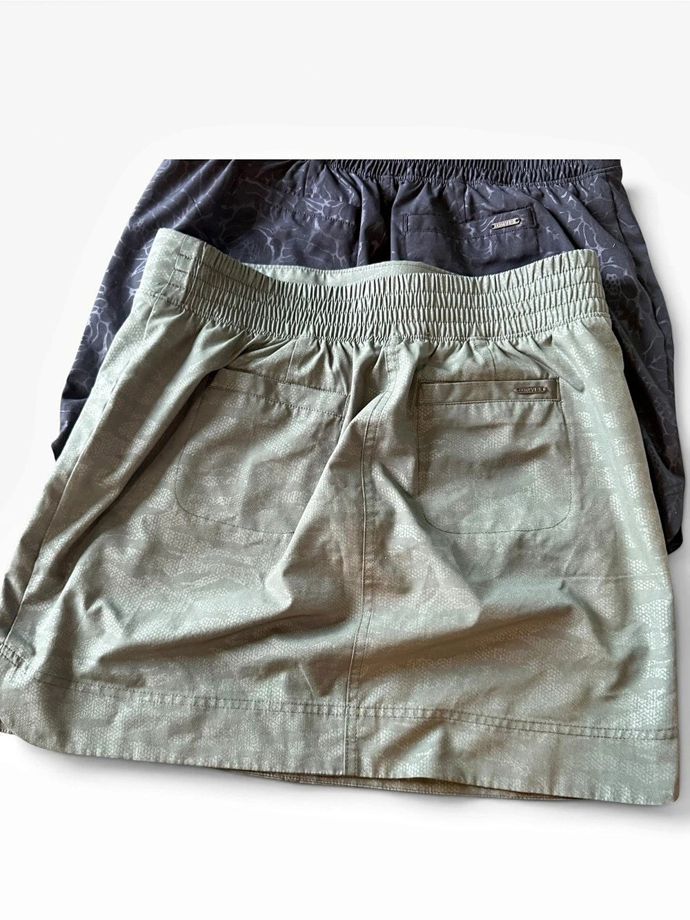 2x Orvis Ladies Skort-  Black & Green size S